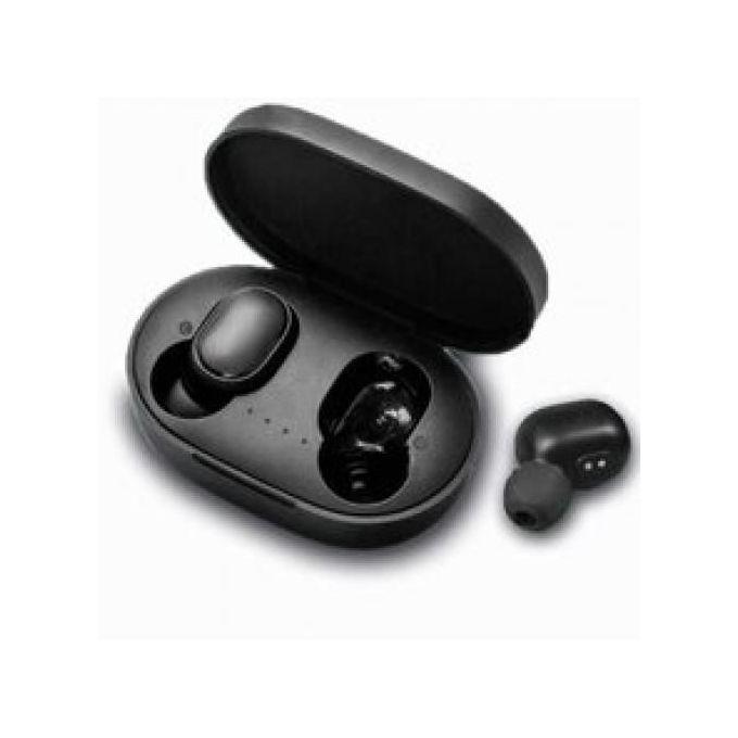 TWS M1 Bass Mini Bluetooth 5.0 Wireless Super Crisp Sound Earbuds Portable Headsets With Magnetic Charging Case - Black