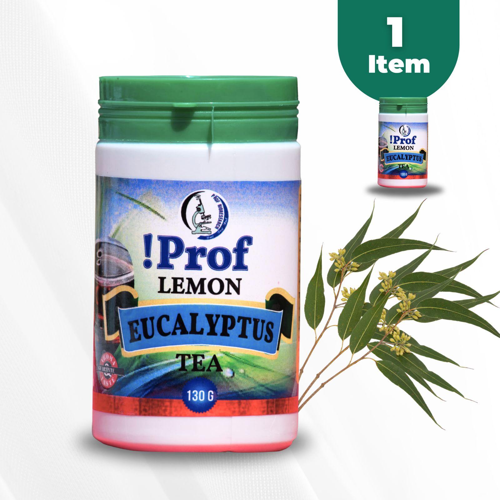 Prof Lemon Eucalyptus Tea 130g – Natural Herbal Tea (Corymbia citriodora) – Supports Immunity, Respiratory Health, Detox & Relaxation – Calming, Anti-Inflammatory & Antioxidant Herbal Infusion