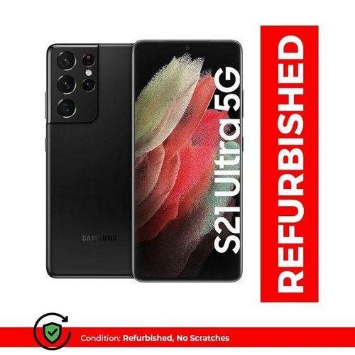 Samsung Refurbished Galaxy S21 Ultra 5G - 6.8" 8GB RAM 128GB ROM 108MP - Black