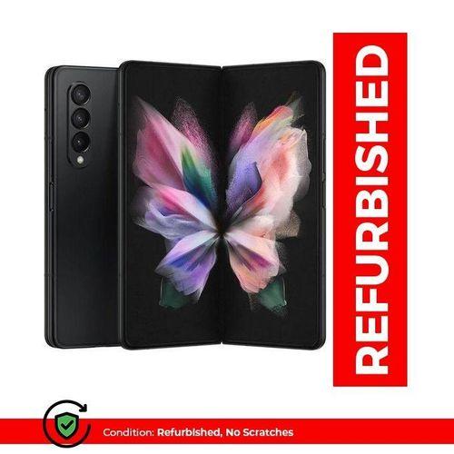 Refurbished Galaxy Z Fold 3 5G- 7.6" 256GB ROM 12GB RAM 12MPs 4400mAh - Phantom Black.