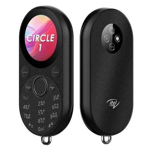 Itel Circle 1 - 1.32" 32MB RAM 32MB ROM 0.03MP 500mAh - Black