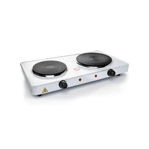 Double Solid Hot Plate- White