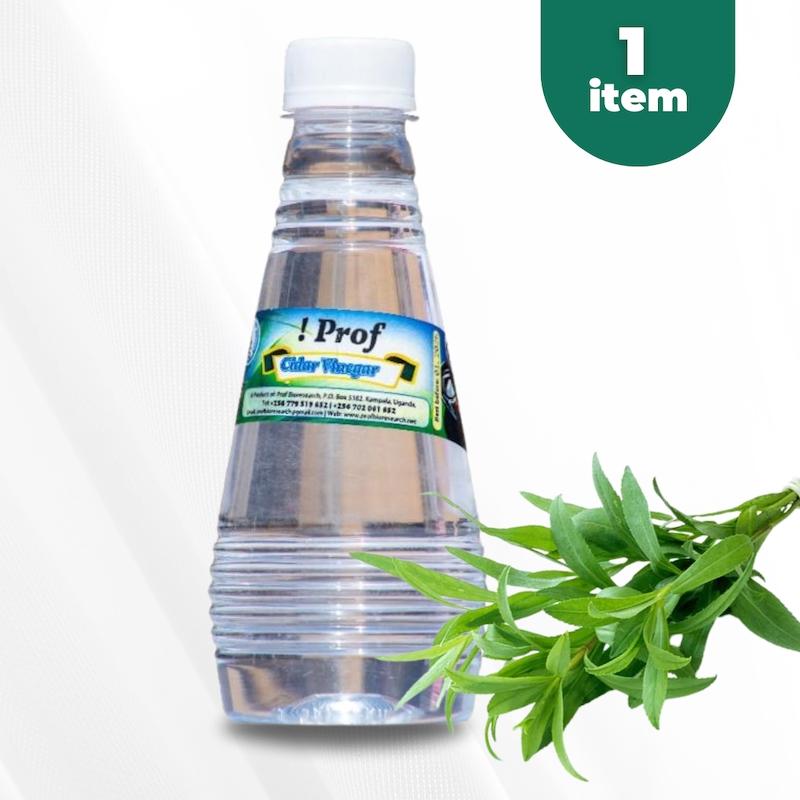 Prof Apple Cider Vinegar with the Mother (300ml) – Raw, Unfiltered & Organic – Premium ACV for Digestive Wellness, Skin Tone, and Hair Shine – Vegan & Non-GMO