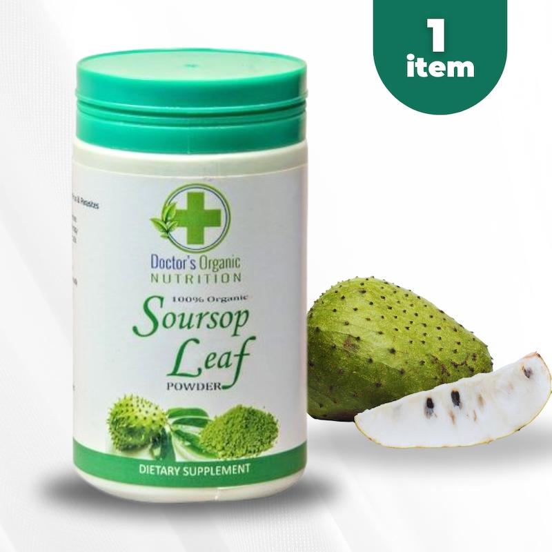 Soursop Leaf Powder 150g – 100% Pure Graviola Superfood – Rich in Antioxidants for Immune Support & Natural Detox – Vegan, Non-GMO & Gluten-Free