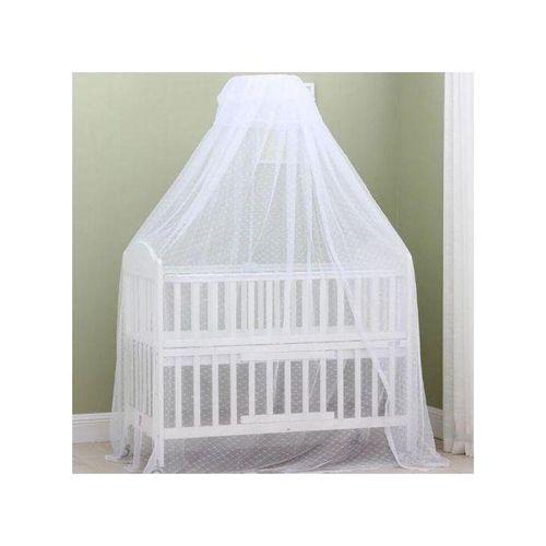 Baby Cot Mosquito Net With Stand-White