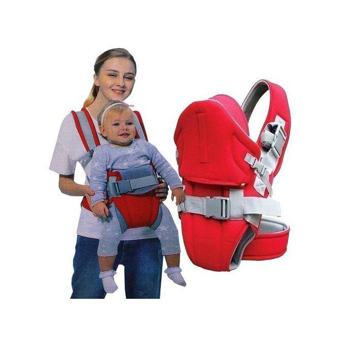 New Comfortable Baby Carrier With a Hood - Red