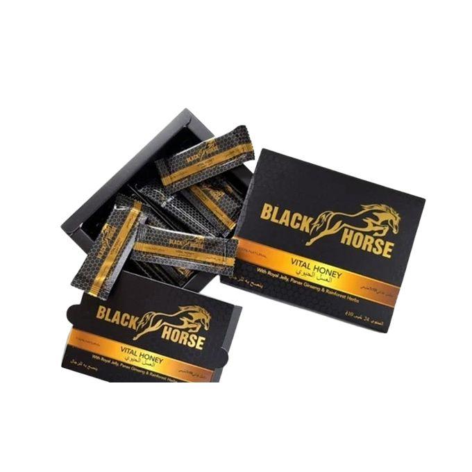 Black horse honey for man power solutions.1 sachet