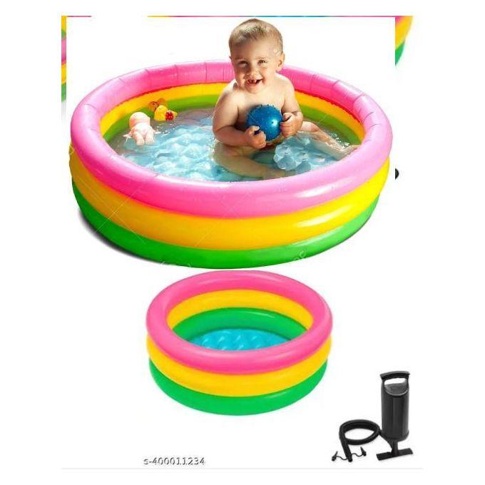 Intex Inflatable Kids Swimming Pool - Multi-Color