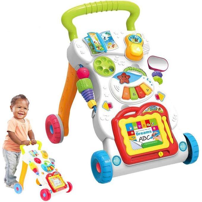 Baby Activity Walker Toy Comes with Two Patterns : Sit and Play, Stand and Walk.(Children Music Walker)