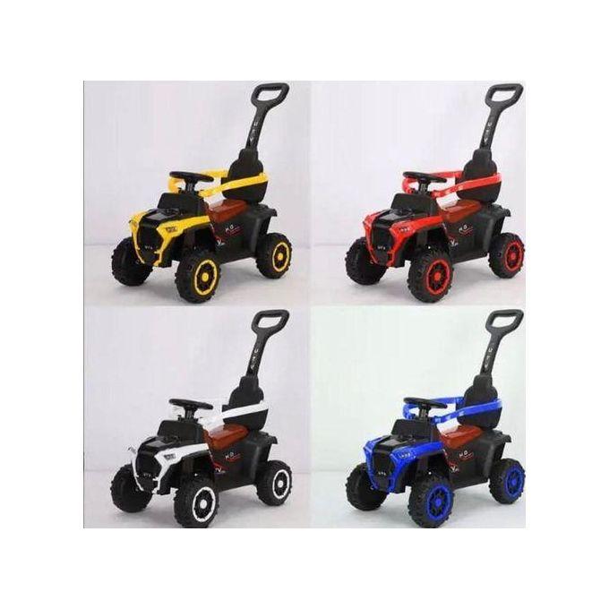 Kids Musical Ride On Push Car With Guard (1-4years)-Colour may vary