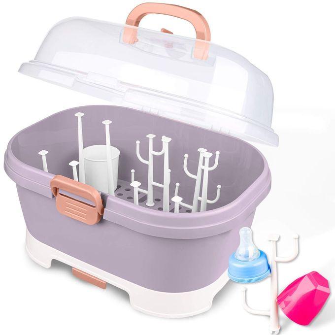 Baby Bottle Drying Rack Storage Box