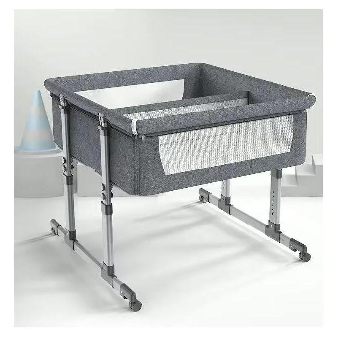 Adjustable Heigh Baby Twin Cot Next To Me Bed Multifunctional Twin Baby Bed KIDS' Cribs Twin Co Sleeper Crib