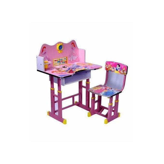 Kids Desk and Chair Set Adjustable Height Study Table,Learning Table