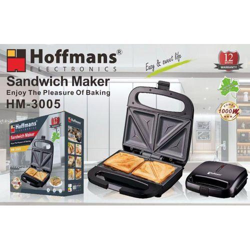 Hoffmans sandwich maker HM3005 -black