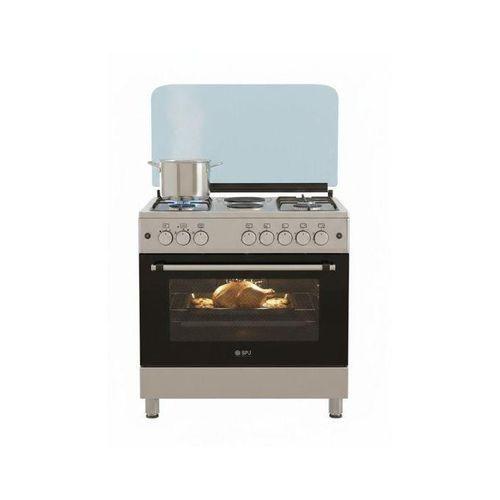 SPJ COOKER 4+1 80 X 60 (TEMPRATURE, ROTISERIE, LAMP, AUTO INGNITION) BLACK