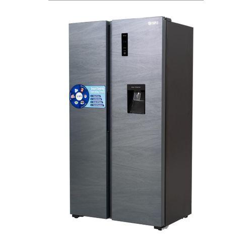 729 Refrigerator double door frost free grey with dispenser NEW ARRIVAL