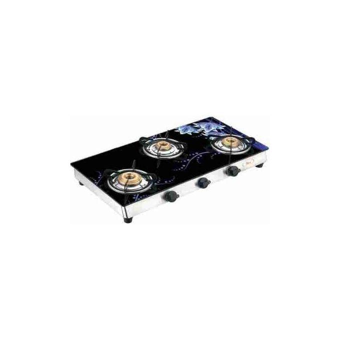 chiq YS-103 - YES 3 BURNER GAS STOVE TOP GLASS