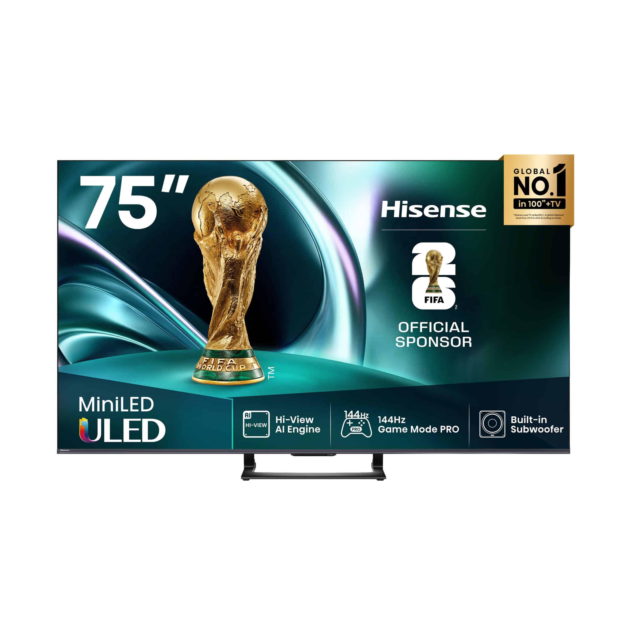 Hisense 75U7Q | 75″ Mini-LED 144Hz VRR ULED Gaming TV