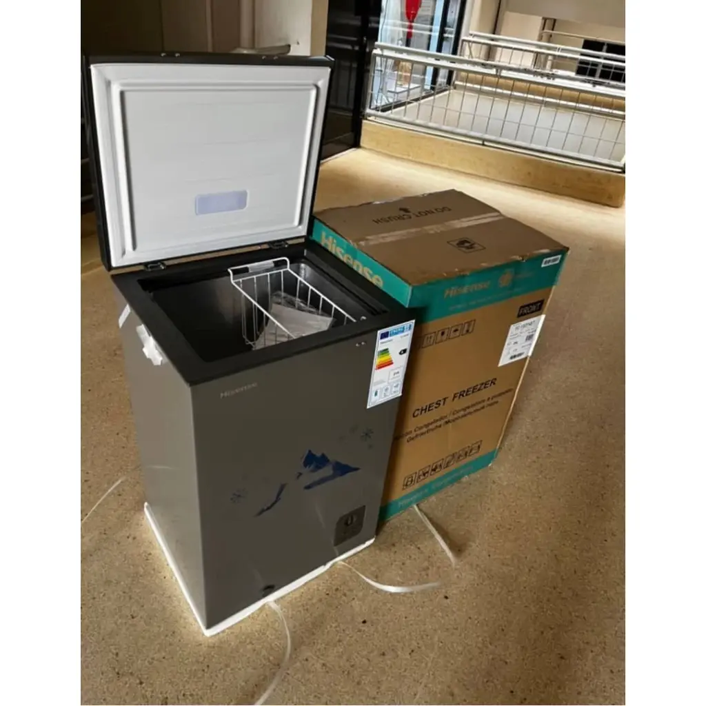 Hisense 130 – Litres Gross Chest Freezer FC13DT4ST – Grey (3YRs WRTY)