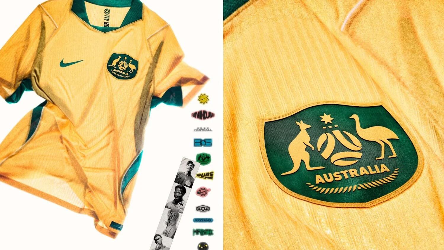 Australia Home Jersey – Socceroos Gold Edition