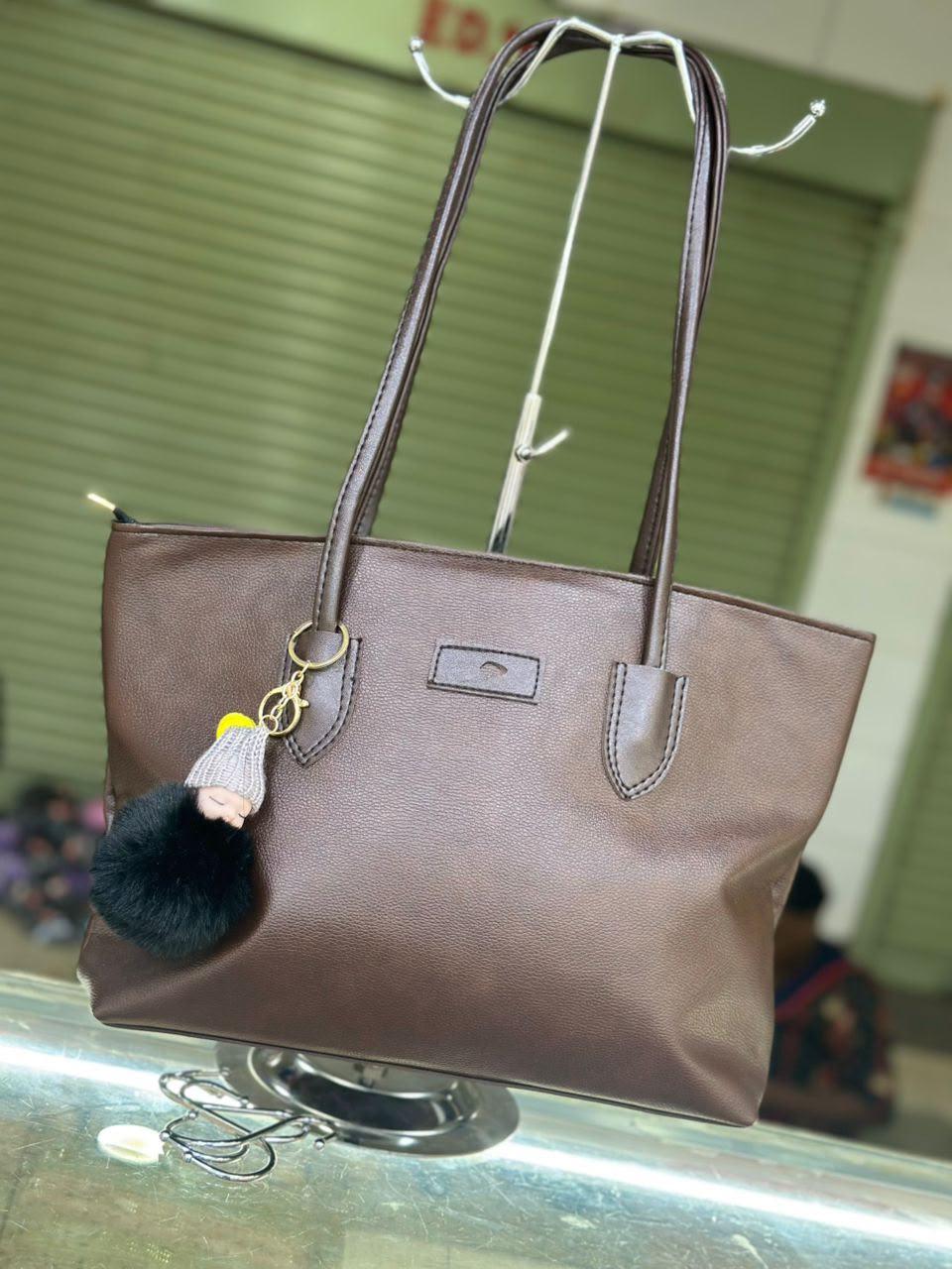 Espresso brown tote bag
