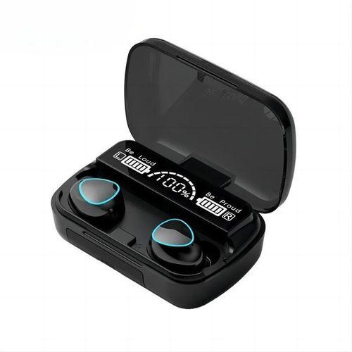 M10 V5.3 Earbuds with power bank and touch control -Black