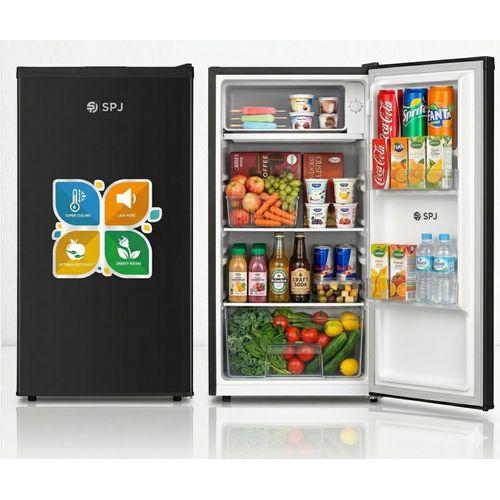 SPJ 120 Liters Single Door Fridge / Refrigerator - Black