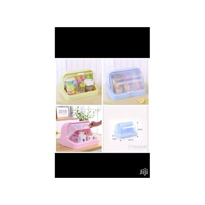 Multi-Purpose Bread Bin Kitchen Fruit Storage Box Organizer,Blue.