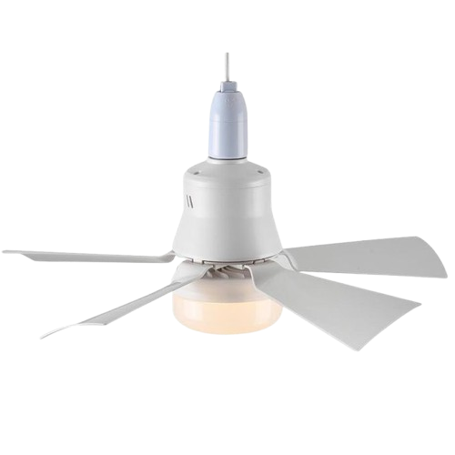 Socket Fan Light LED Ceiling Fan with Lights, 30W Low Profile Flush Mount Dimmable Ceiling Light with Fan and Remote Control, Timing, 3 Color Dimmable LED, 3 Speeds, Small Electric Fan Lamp for Bedroom Kitchen Dining RoomOffice Dormitory -Multicolor