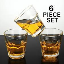 6 Pieces Of Hard Rock liquor Glasses - Colorless. Luminarc