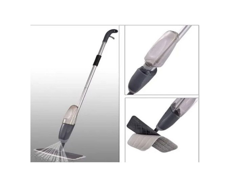 Micro Fiber Head Healthy Water Spray Mop For All Kinds Of Floors -Multi-colour.