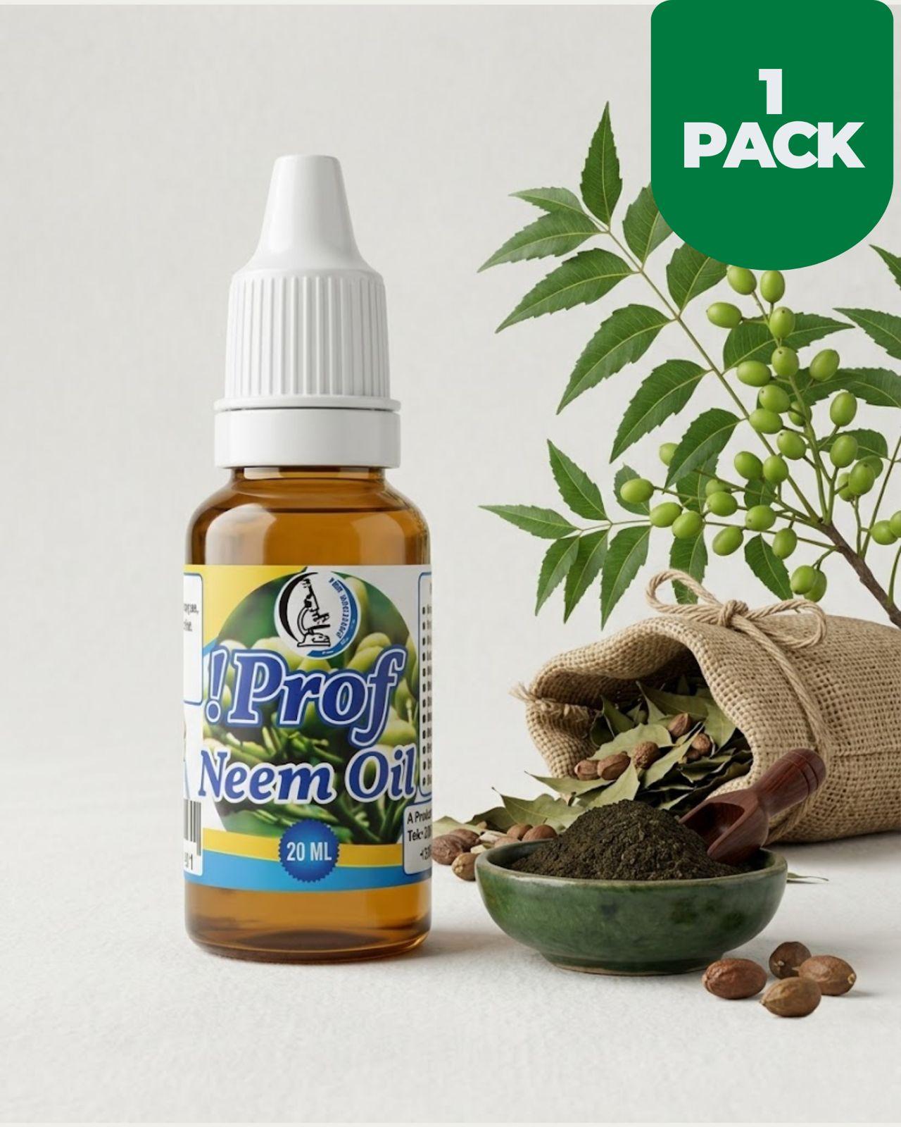 Prof Neem Oil 20ml – Natural Skin, Hair, & Wellness Remedy